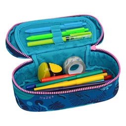 Tolltartó ovális Lilo és Stitch 1 klpanis, üres kék mintás COOLPACK