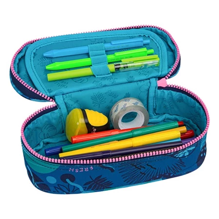 Tolltartó ovális Lilo és Stitch 1 klpanis, üres kék mintás COOLPACK