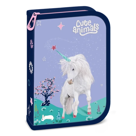 Tolltartó töltött 2 klapnis ARS UNA Cute Animals-unicorn