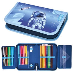Tolltartó töltött 2 klapnis HERLITZ 31 részes Cosmic Explorer