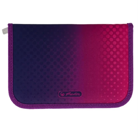 Tolltartó töltött 2 klapnis HERLITZ 31 részes DipDye pink