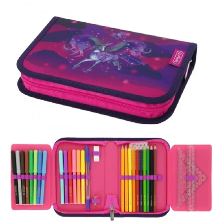 Tolltartó töltött 2 klapnis HERLITZ 31 részes Galaxy Princess