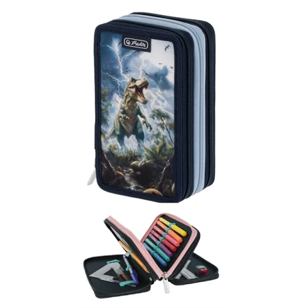 Tolltartó töltött 3 emeletes HERLITZ 31 részes Thunder Rex Explorer