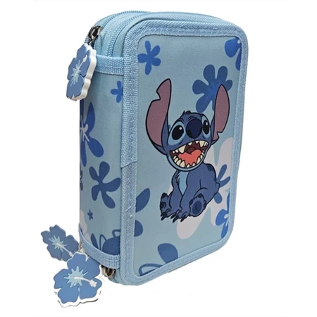 Tolltartó töltött 3 emeletes Lilo és Stitch kék