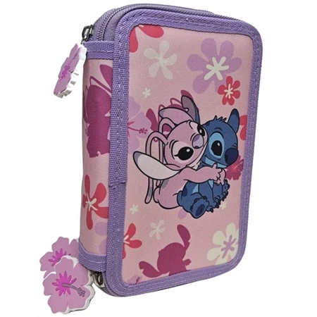 Tolltartó töltött 3 emeletes Lilo és Stitch rózsaszín