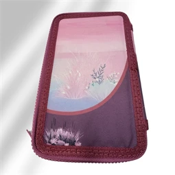 Tolltartó üres 2 emeletes HERLITZ CapyBara pink 20 x 4,5 x 13 cm