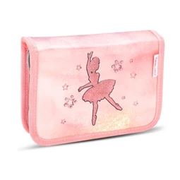 Tolltartó üres 2 klapnis BELMIL Ballerina Black Pink 14 x 20,5 x 3,5 cm