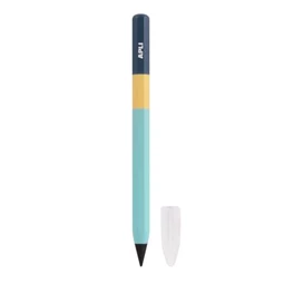 Töltőceruza, APLI Infinite mini HB, hatszögletű, csereheggyel,  tricolor, égkék test, grafit írásszín