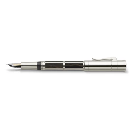 Töltőtoll Graf von Faber-Castell 2007 Év tolla megkövesedett fa (fossilized wood) petrifikált fa platina csillogással