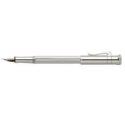 Töltőtoll Faber-Castell Classic Silver ezüst bevonatú OM-es HE, finoman barázdált test