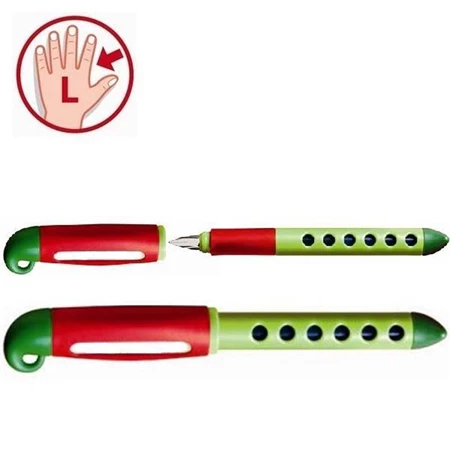 Töltőtoll FABER balkezes, zöld
