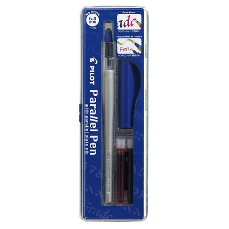 Töltőtoll PILOT Parallel Pen 0,5-6 mm, kék kupak
