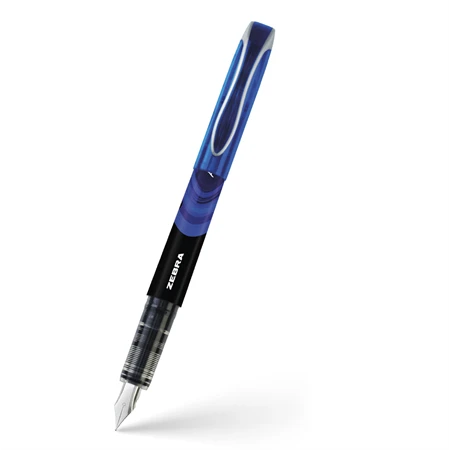 Töltőtoll ZEBRA Fountain 0,6mm kék test, kék tinta