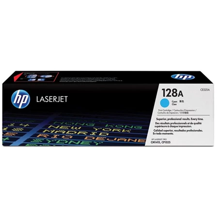 Toner HP CE321A Color LJ Pro CM1415/CP1525N kék toner, 1,3K /128A/