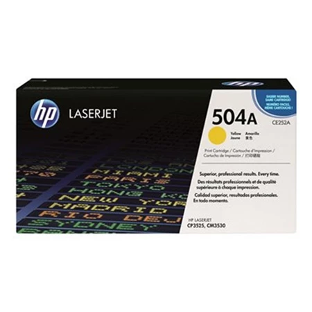 Toner Hp CE252A (504A) YELLOW /o/ eredeti  7k