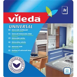 Törlőkendő VILEDA Universal, 34x36 cm, 3db/cs