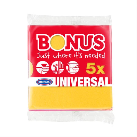 Törlőkendő általános 5 db/csomag BonusB170