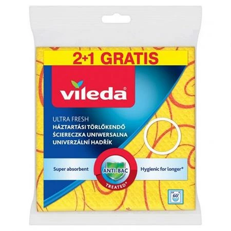Törlőkendő mikroszállas 2+1 db, VILEDA