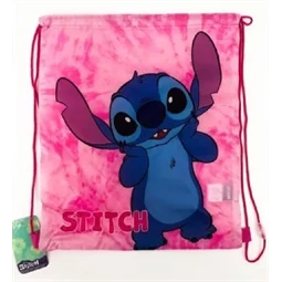 Tornazsák 40x35cm Lilo és Stitch rózsaszín