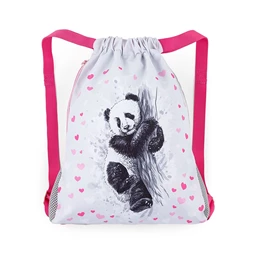 Tornazsák BAGMASTER Prim 23 B Panda fehér/pink