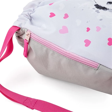 Tornazsák BAGMASTER Prim 23 B Panda fehér/pink