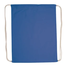 Tornazsák - hátizsák pamut 37 x 0,2 x 44 cm 140 gr/m2 kék