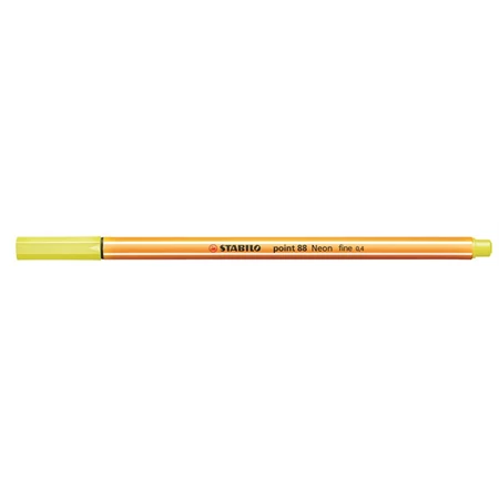 Tűfilc STABILO Pen 88/024 0,4 neon sárga