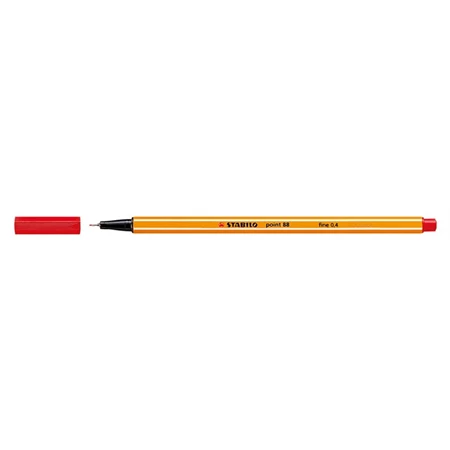 Tűfilc STABILO Pen 88/40 0,4 piros