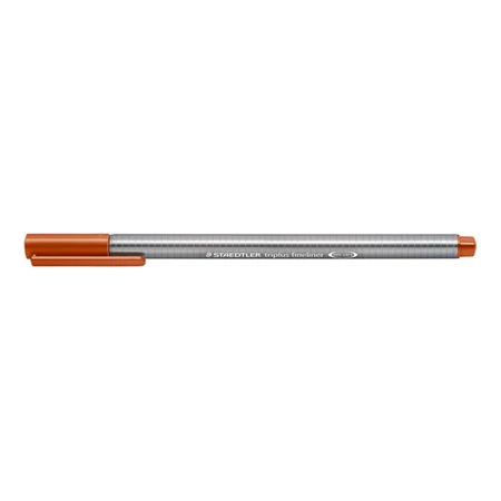 Tűfilc STAEDTLER Triplus 0,3 mm, vörösesbarna