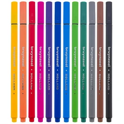 Tűfilc készlet 12db-os BRUYNZEEL 0,4mm papír dobozban