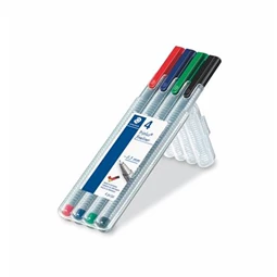 Tűfilc készlet 4db-os STAEDTLER Triplus Box 0,3 mm