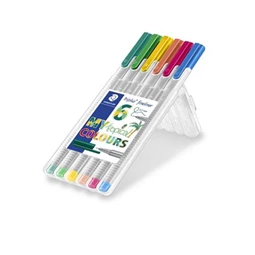 Tűfilc készlet 6db-os STAEDTLER Triplus 0,3 mm, trópusi színek