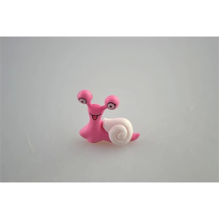 Tündérkert - csiga nagyszemű rózsaszínű 2x2 cm