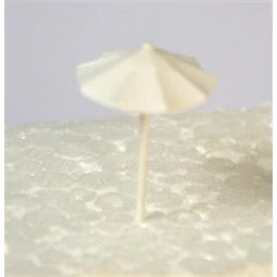 Tündérkert - fehér napernyő, kicsi 3 cm