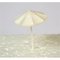 Tündérkert - fehér napernyő, közepes 2,4*2,4*4,5 cm