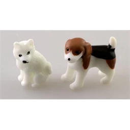 Tündérkert - kutya, Beagle 2 féle 2,5*2,4 cm 1db
