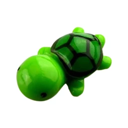 Tündérkert - teknős, sötét zöld, kicsi, 10db/csomag
