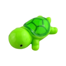 Tündérkert - teknős, világos zöld, nagy, 1db 3,5*1,5 cm
