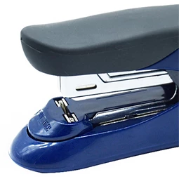Tűzőgép BLUERING BRC30 30 lapos 24/6 kapoccsal, Flat Clinch lapos tűzés kék