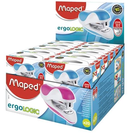 Tűzőgép MAPED Ergologic mini 24/6 fém, 15 lap