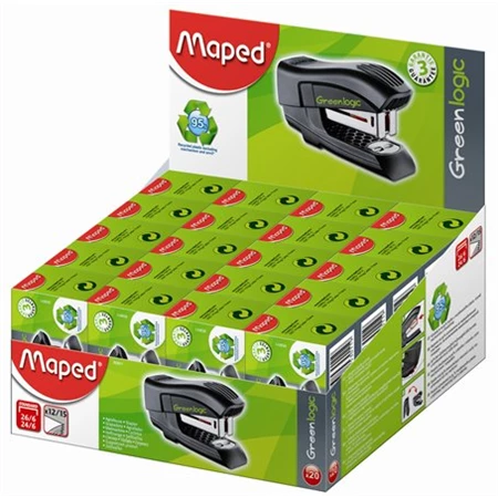 Tűzőgép MAPED Greenlogic Mini 24/6, 26/6 12lapos