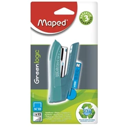 Tűzőgép MAPED Greenlogic Pocket No.10, vegyes színek