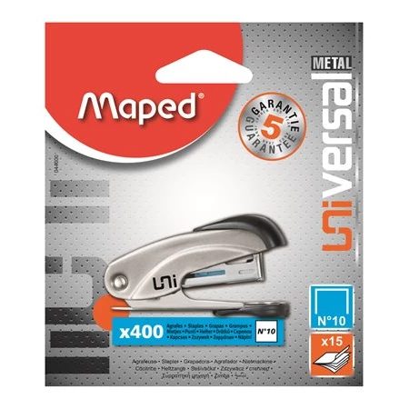 Tűzőgép MAPED Mini Universal Metal No.10, 15 lap