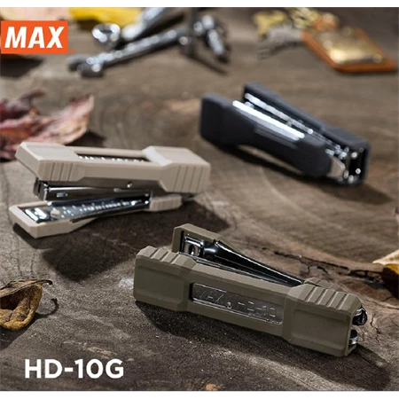 Tűzőgép MAX HD-10G, szürke 15 lap, 10-es kapocs