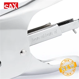 Tűzőgép SAX 630 DESIGN kalauz 24/6, 24/8, 40 lap, kromozott felület