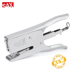 Tűzőgép SAX 630 DESIGN kalauz 24/6, 24/8, 40 lap, kromozott felület