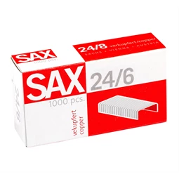 Tűzőkapocs 24/6 SAX, réz
