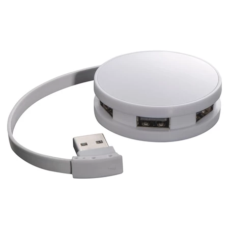 USB elosztó-HUB, 4 portos, lekerekített