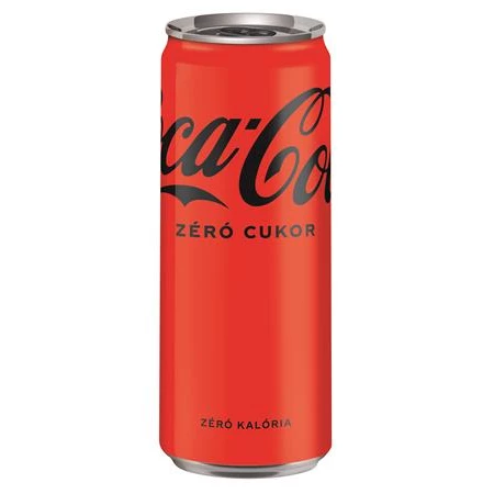 Üdítőital, szénsavas, 0,33 l  dobozos COCA COLA Coca Cola Zero