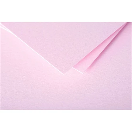 Üdvözlőkártya Clairefontaine Pollen 11x15,5 cm drazsé rózsaszín